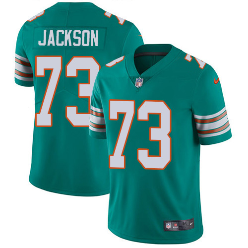 Nike Miami Dolphins 73 Austin Jackson Aqua Green Alternate Youth Stitched NFL Vapor Untouchable Limited Jersey